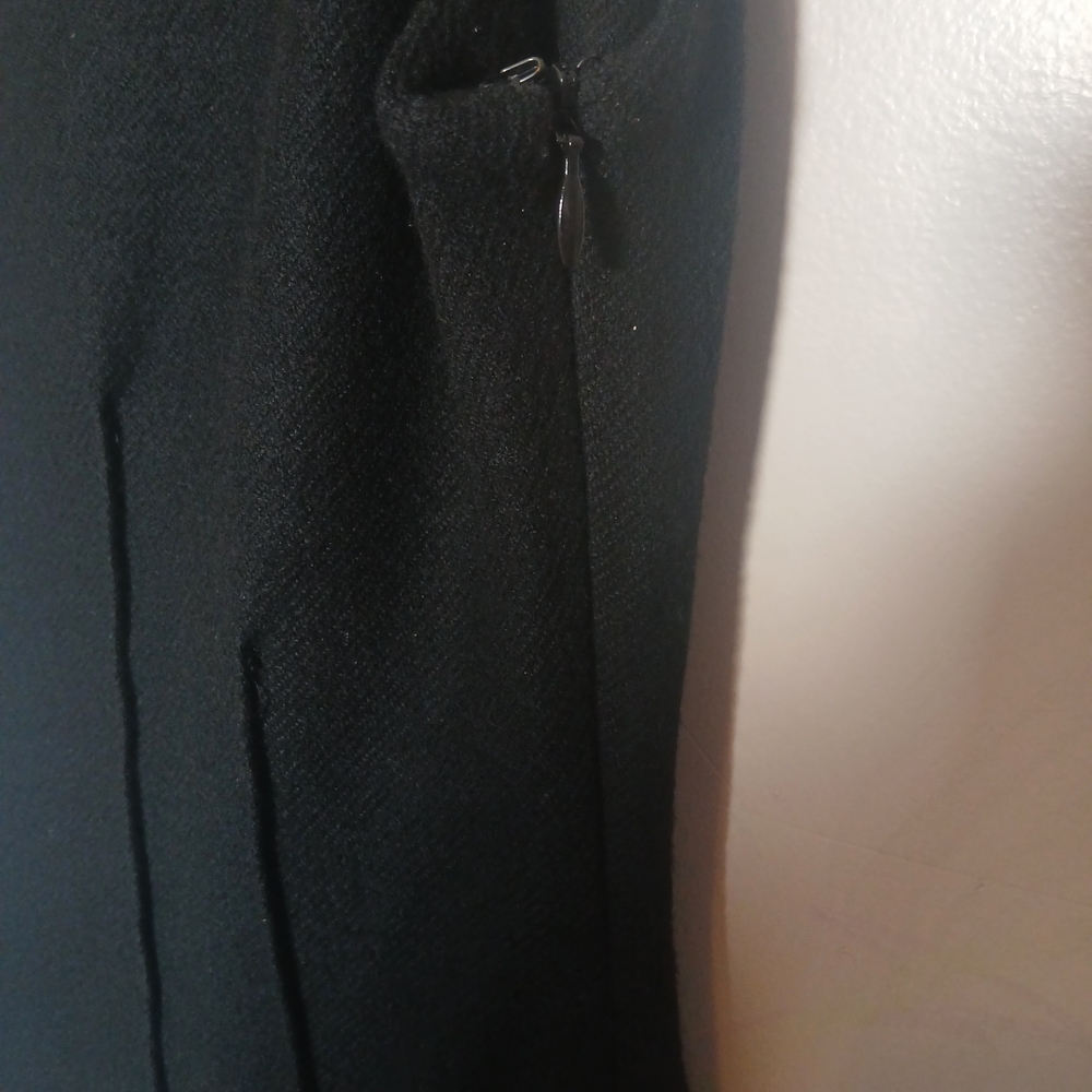 Obakki Canada Wool Black Sleeveless Bodycon Dress - Picture 4 of 7
